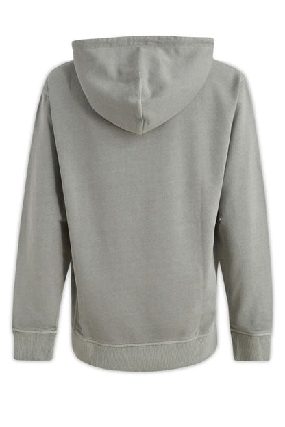 Hugo Boss Elegant Grey Cotton Hooded Sweatshirt Hugo Boss