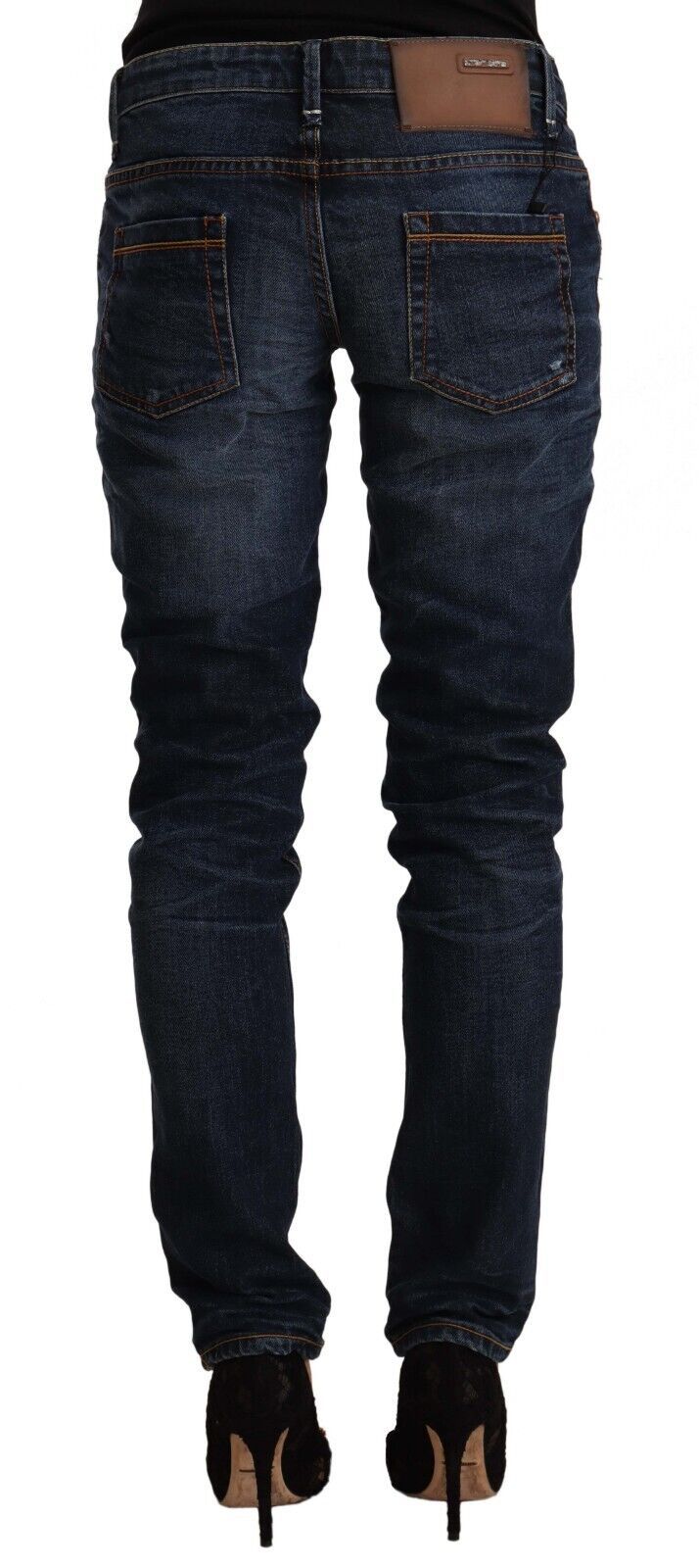 Acht Chic Slim Fit Blue Washed Denim Acht