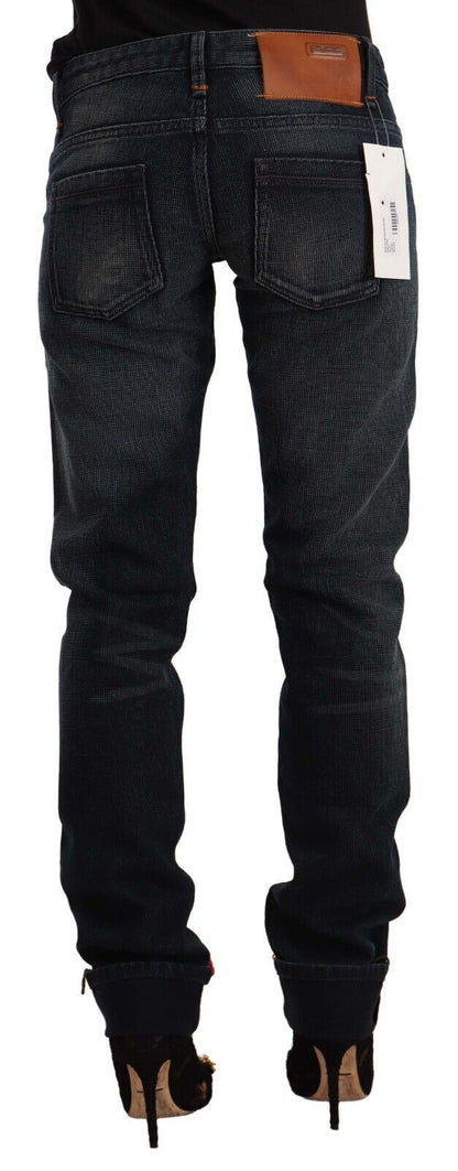 Acht Sleek Black Washed Skinny Jeans Acht