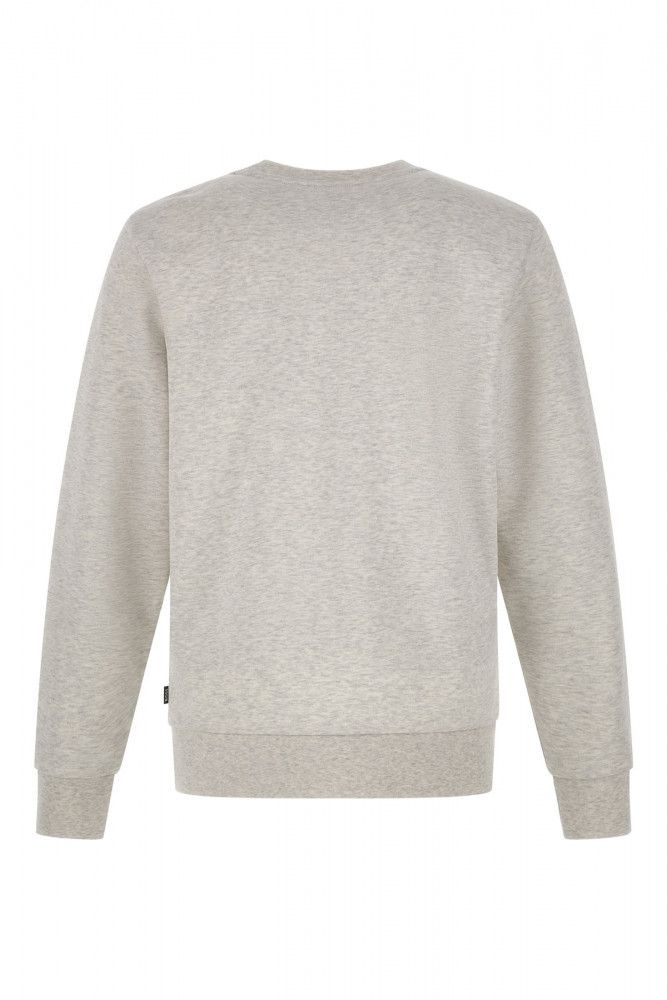 Hugo Boss Elegant Grey Round Neck Cotton Sweatshirt Hugo Boss