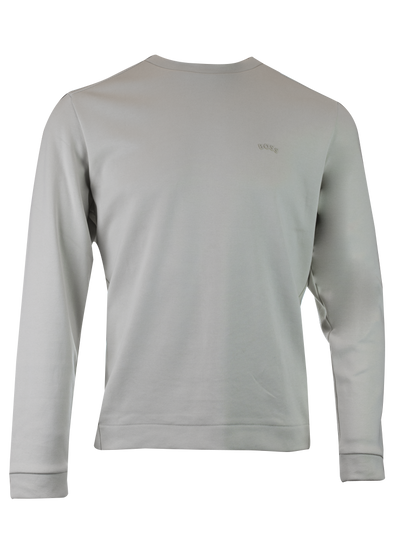 Hugo Boss Elegant Beige Cotton Sweatshirt Hugo Boss