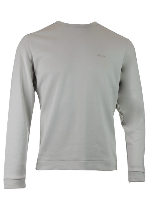 Hugo Boss Elegant Beige Cotton Sweatshirt Hugo Boss