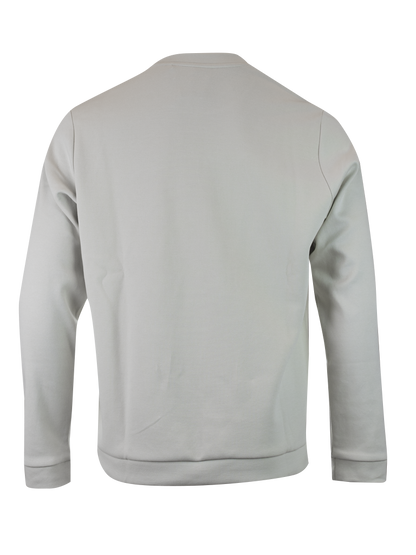 Hugo Boss Elegant Beige Cotton Sweatshirt Hugo Boss