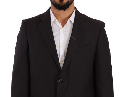 Domenico Tagliente Sleek Grey 2-Piece Mens Suit with Notch Lapels Domenico Tagliente