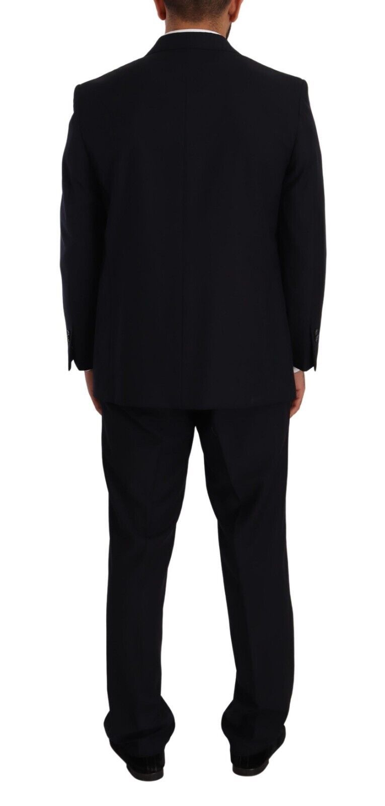 Domenico Tagliente Elegant Black Two-Piece Suit Ensemble Domenico Tagliente