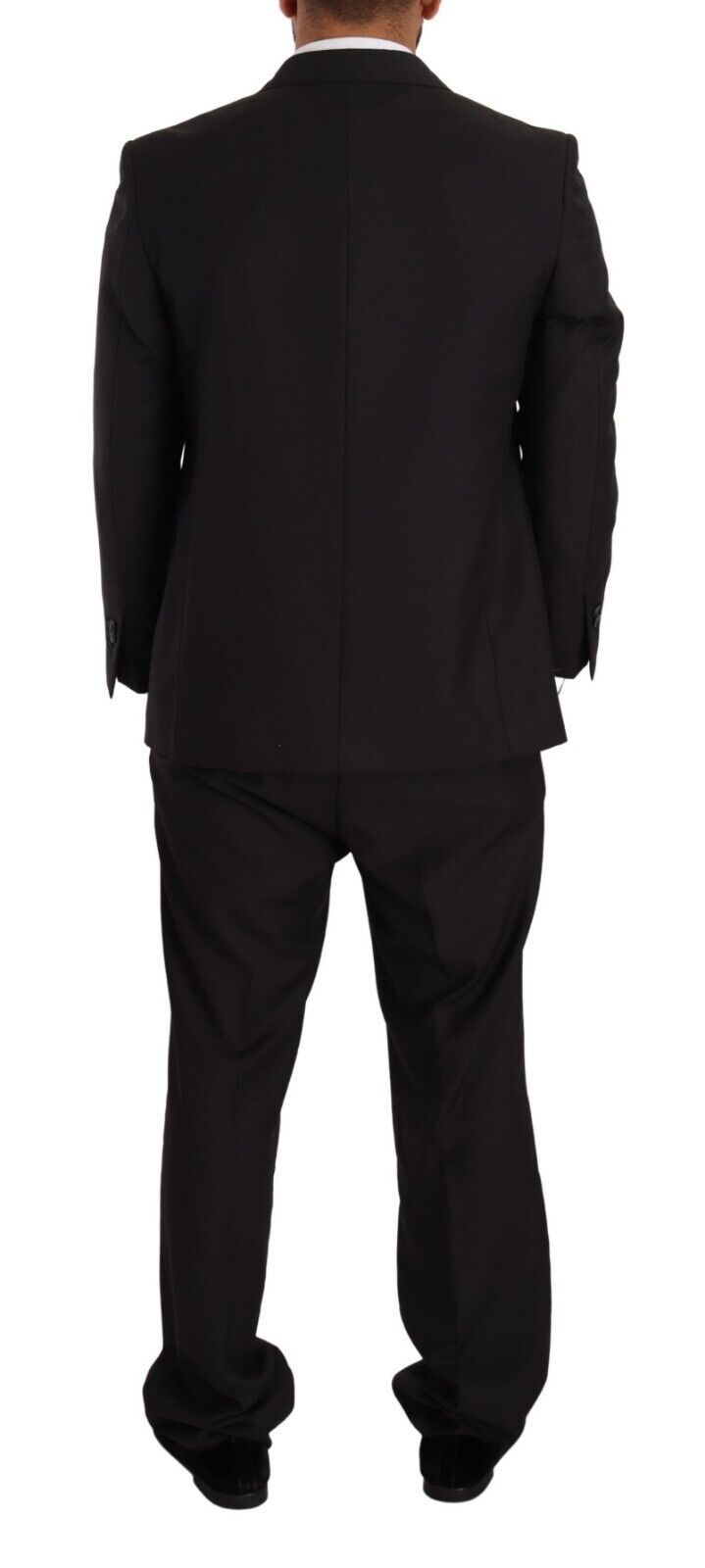 Domenico Tagliente Elegant Dark Grey Two-Piece Suit Domenico Tagliente