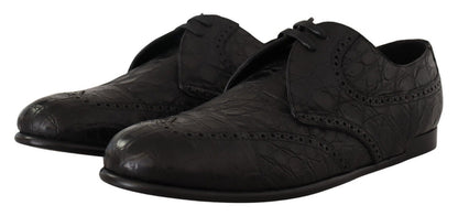 Dolce & Gabbana Exquisite Exotic Leather Derby Shoes Dolce & Gabbana