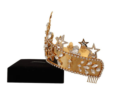 Dolce & Gabbana Elegant Crystal Diadem Tiara – A Regal Touch Dolce & Gabbana