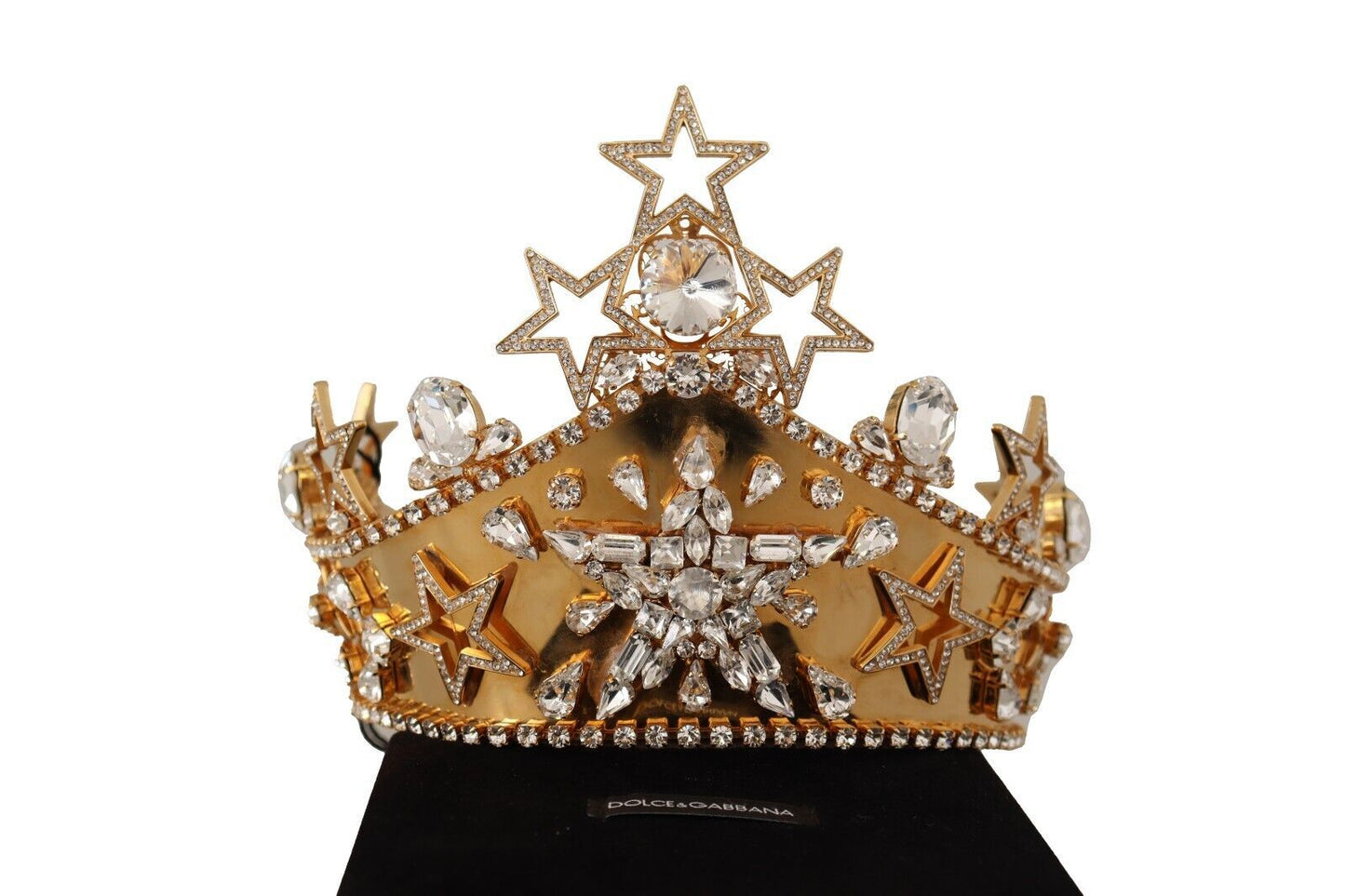 Dolce & Gabbana Elegant Crystal Diadem Tiara – A Regal Touch Dolce & Gabbana