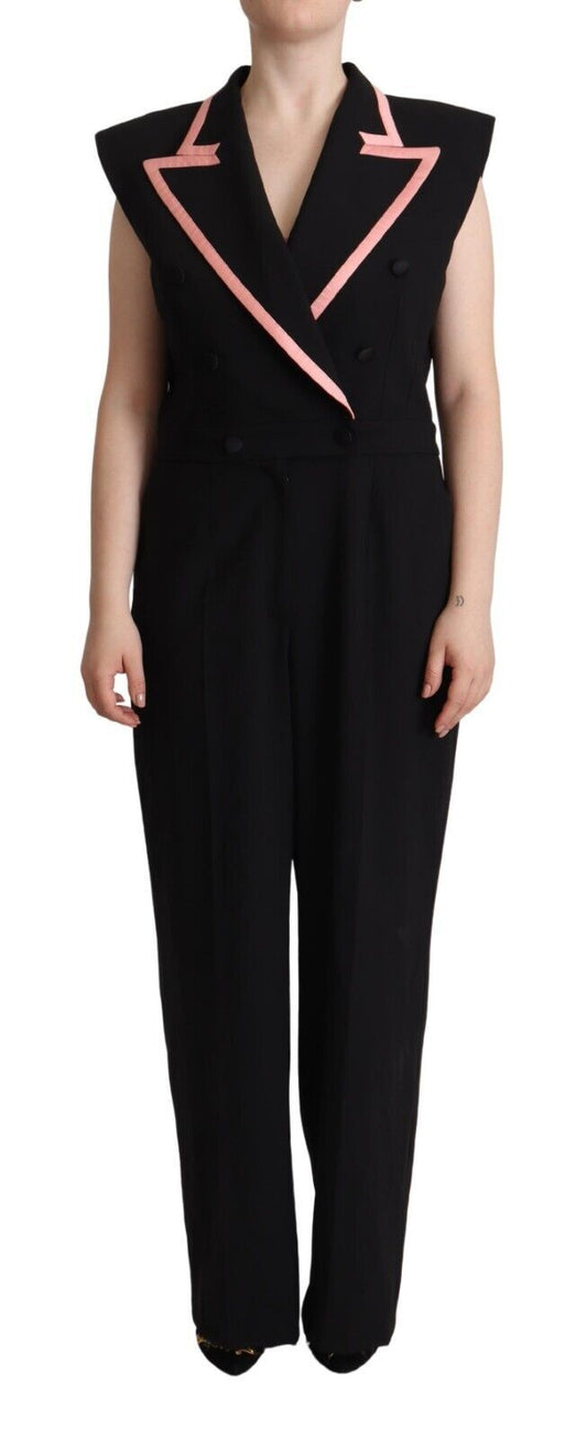 Dolce & Gabbana Elegant Sleeveless Wool Blend Jumpsuit Dolce & Gabbana