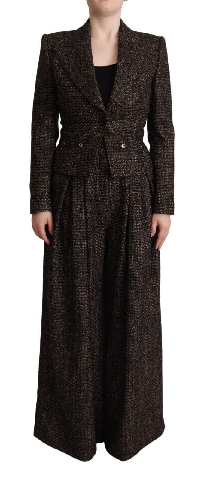 Dolce & Gabbana Chic Wool Blend Suit Set Dolce & Gabbana