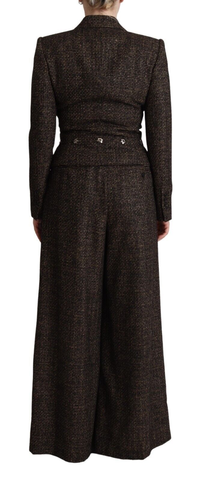 Dolce & Gabbana Chic Wool Blend Suit Set Dolce & Gabbana