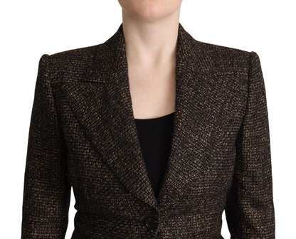 Dolce & Gabbana Chic Wool Blend Suit Set Dolce & Gabbana