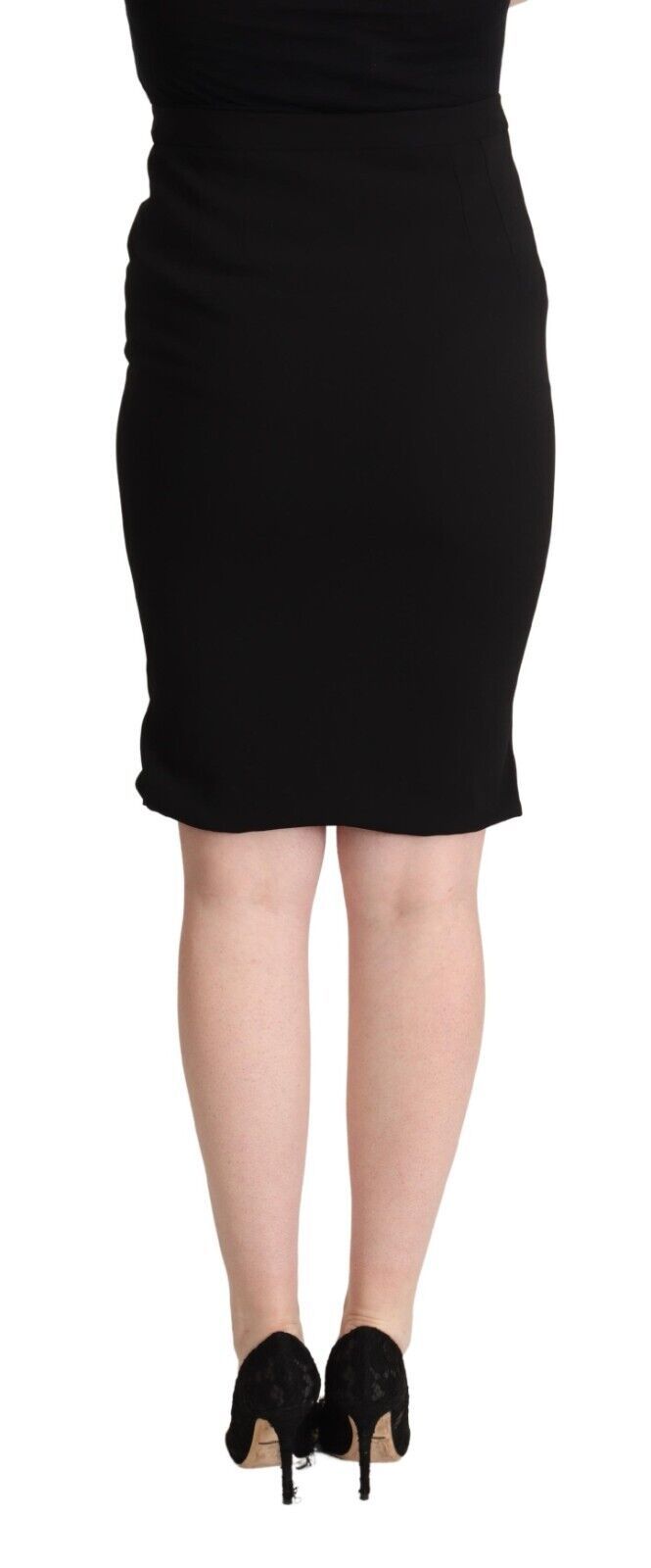 Dolce & Gabbana Chic High Waist Pencil Skirt in Black Dolce & Gabbana