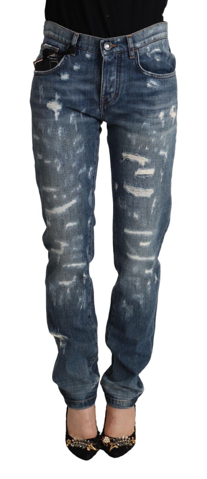 Dolce & Gabbana Elegant Skinny Denim Jeans for the Modern Woman Dolce & Gabbana