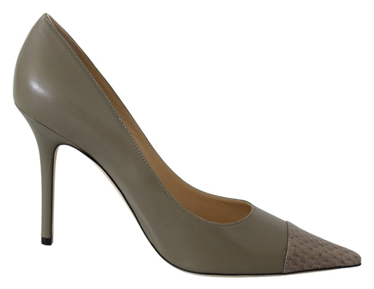 Jimmy Choo Elegant Pebble Green Pointed Toe Pumps Jimmy Choo