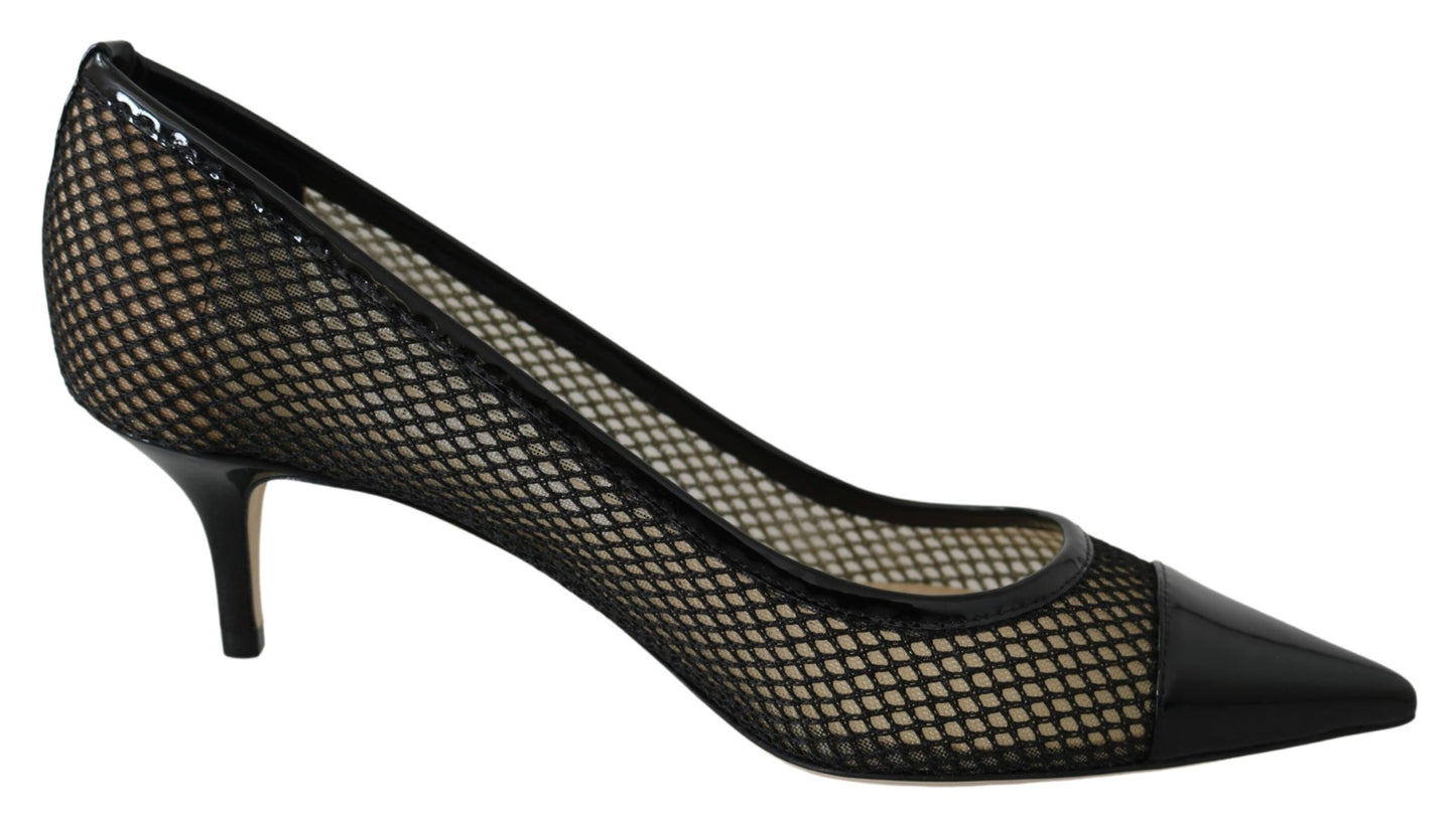 Jimmy Choo Chic Patent Mesh Pointed Pumps Jimmy Choo