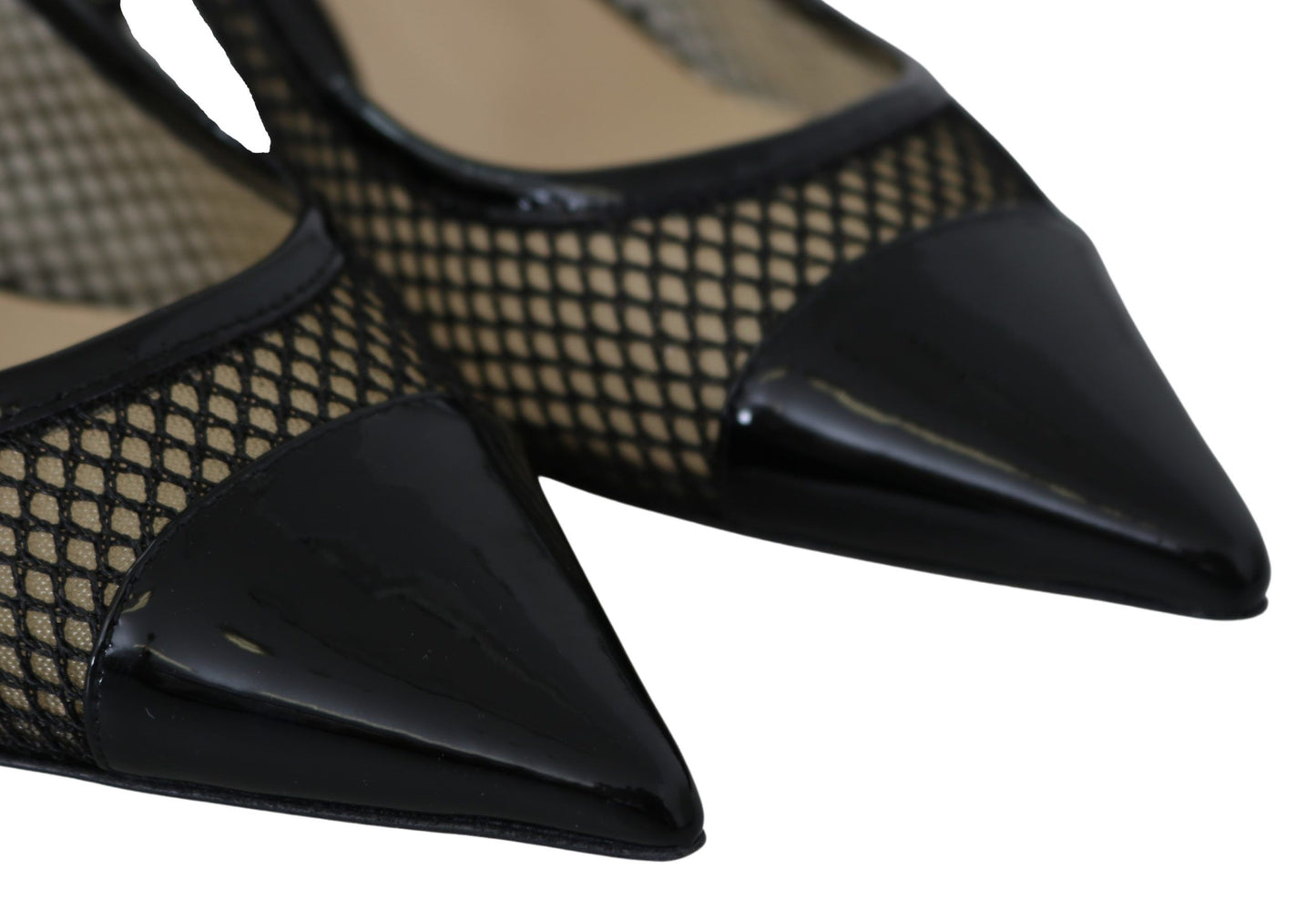 Jimmy Choo Chic Patent Mesh Pointed Pumps Jimmy Choo