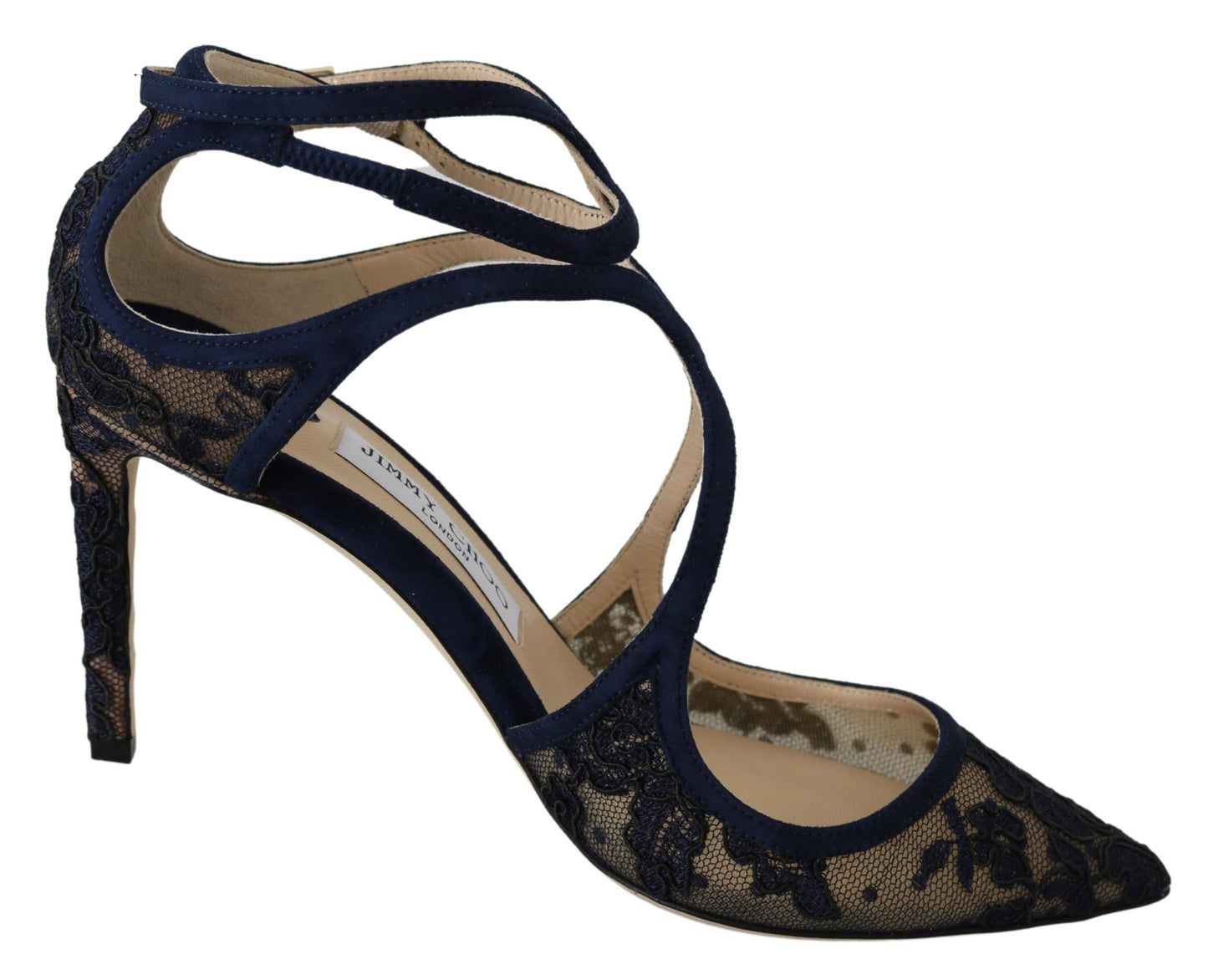 Jimmy Choo Navy Lancer Leather Pumps Elegance Unleashed Jimmy Choo