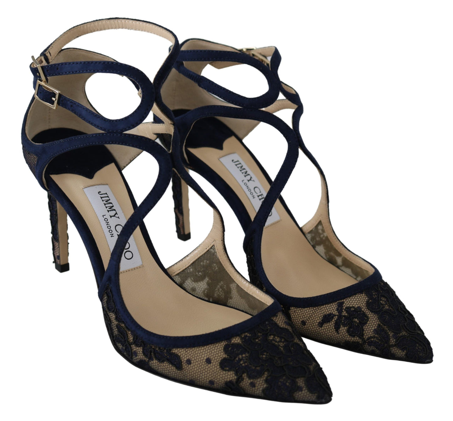 Jimmy Choo Navy Lancer Leather Pumps Elegance Unleashed Jimmy Choo