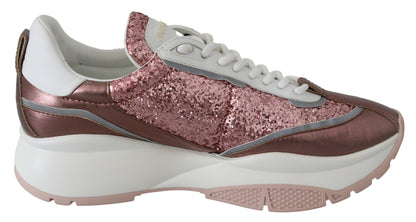 Jimmy Choo Candyfloss Glitter Sneaker Euphoria Jimmy Choo