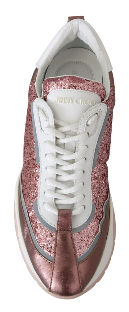 Jimmy Choo Candyfloss Glitter Sneaker Euphoria Jimmy Choo