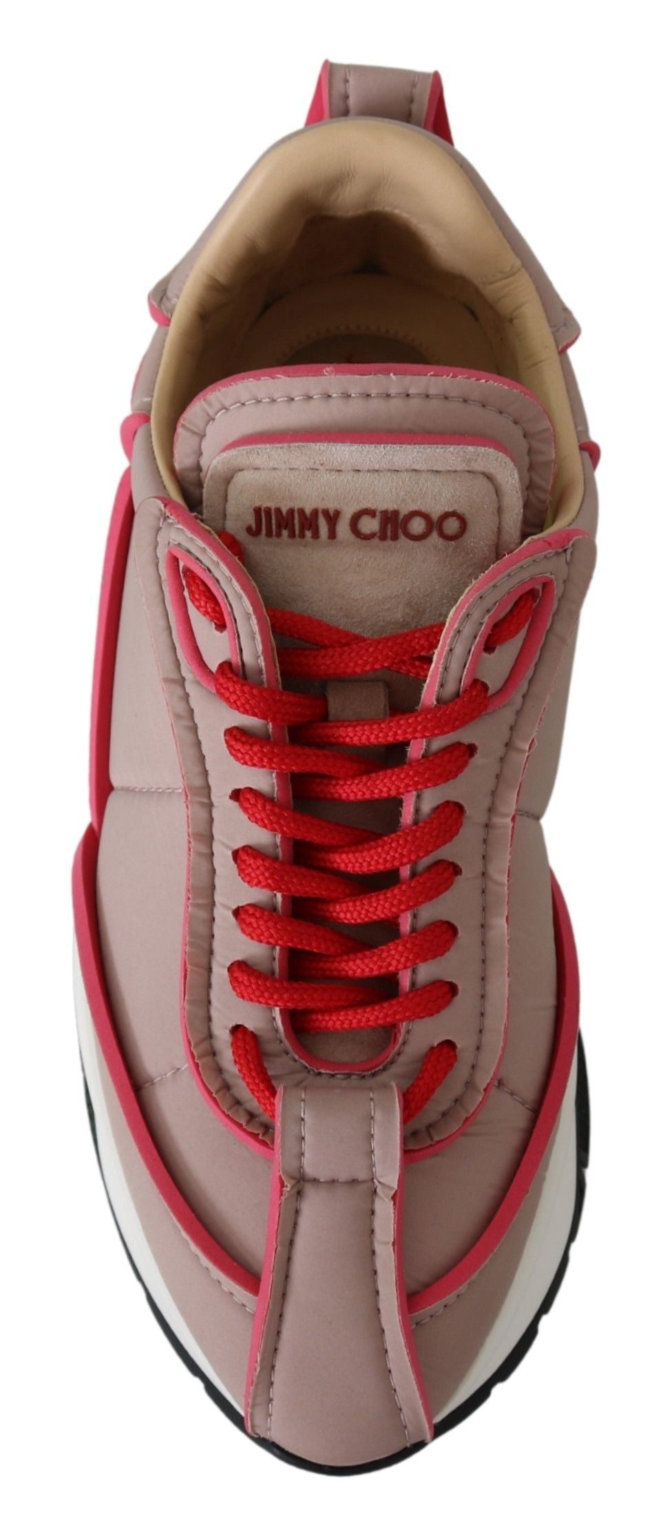 Jimmy Choo Ballet Pink Chic Padded Sneakers Jimmy Choo