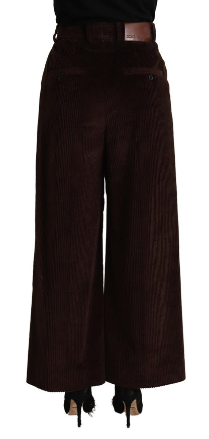 Dolce & Gabbana Elegant High-Waisted Wide Leg Pants Dolce & Gabbana