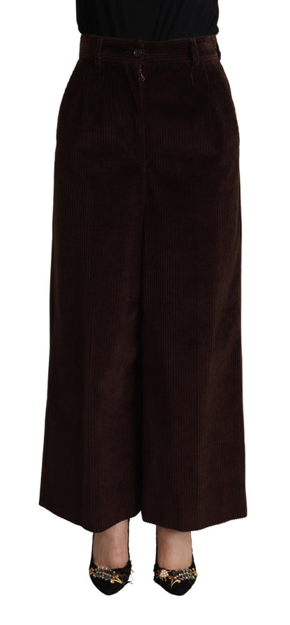 Dolce & Gabbana Elegant High-Waisted Wide Leg Pants Dolce & Gabbana