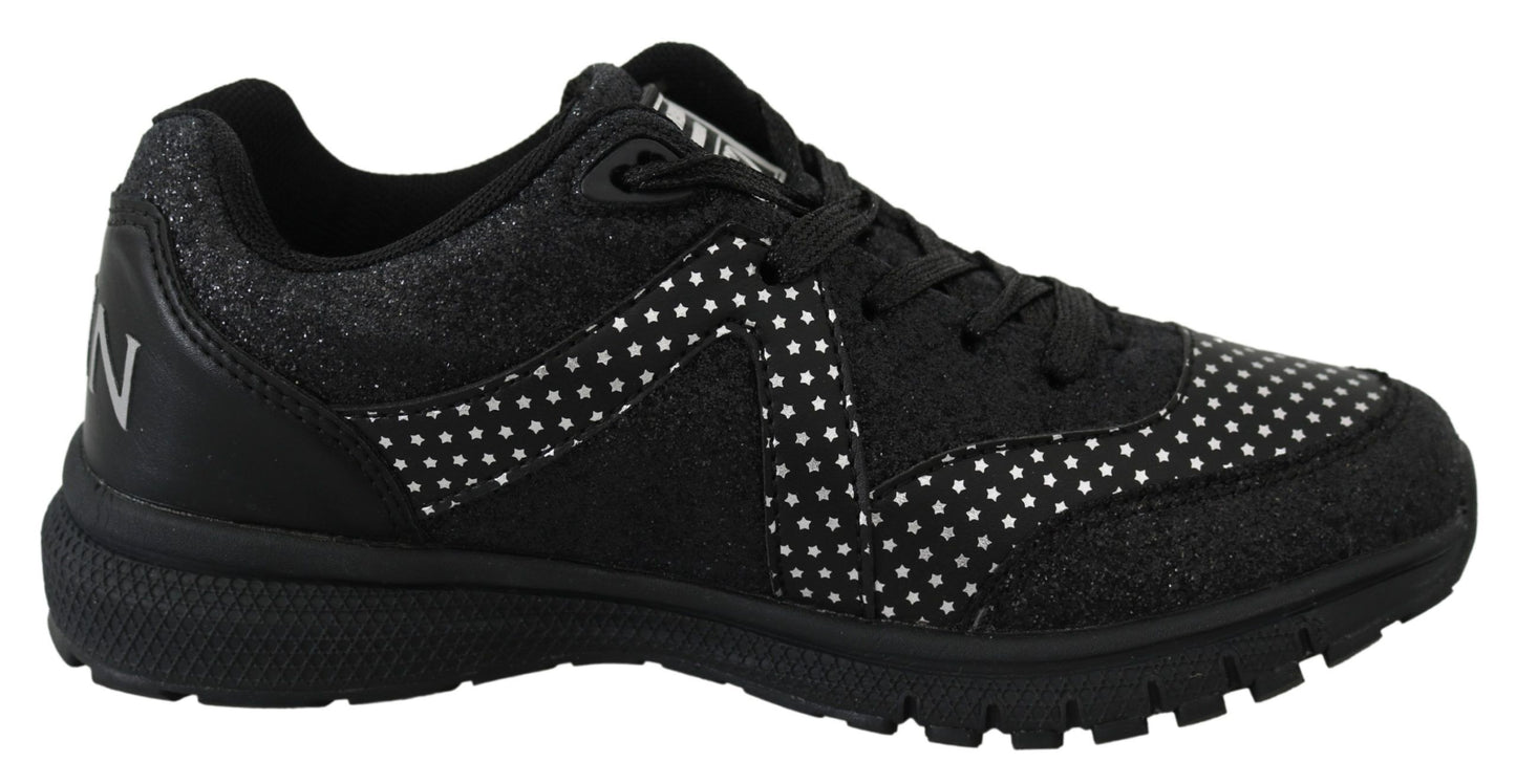 Plein Sport Elegant Black Runner Jasmines Sport Shoes Plein Sport