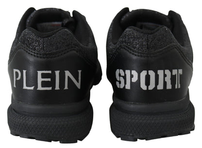 Plein Sport Elegant Black Runner Jasmines Sport Shoes Plein Sport