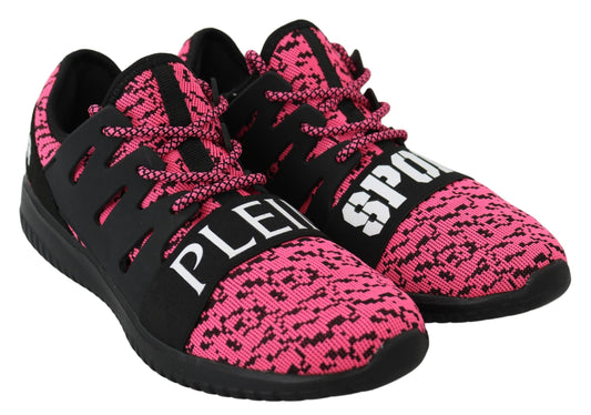 Plein Sport Chic Pink Blush Athletic Sneakers Plein Sport