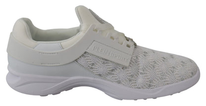 Plein Sport Sleek White Runner Beth Sport Sneakers Plein Sport