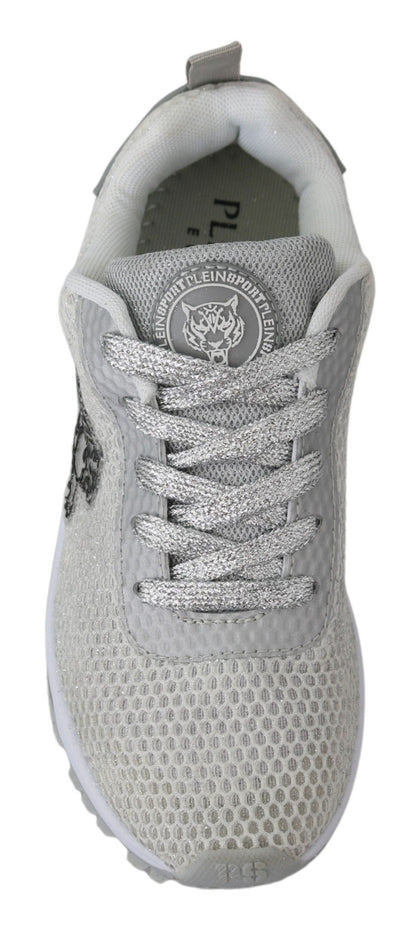 Plein Sport Glamorous Silver Gretel Sport Sneakers Plein Sport