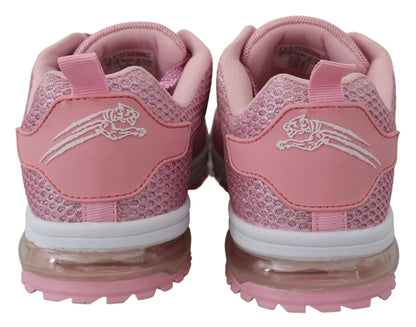 Plein Sport Chic Powder Pink High-Craft Sneakers Plein Sport