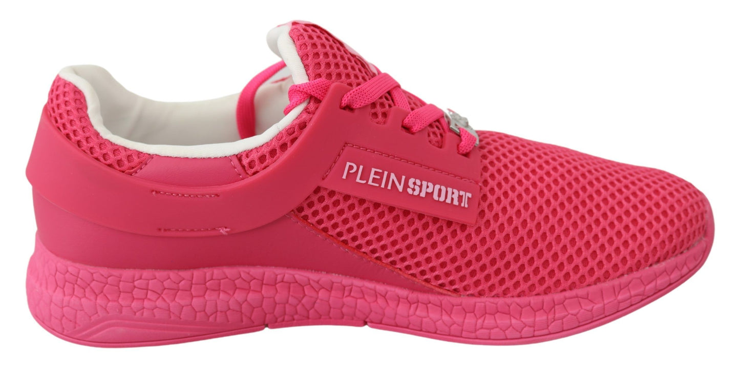 Plein Sport Elegant Fuxia Runner Becky Sneakers Plein Sport