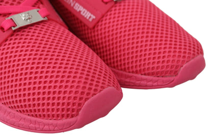 Plein Sport Elegant Fuxia Runner Becky Sneakers Plein Sport