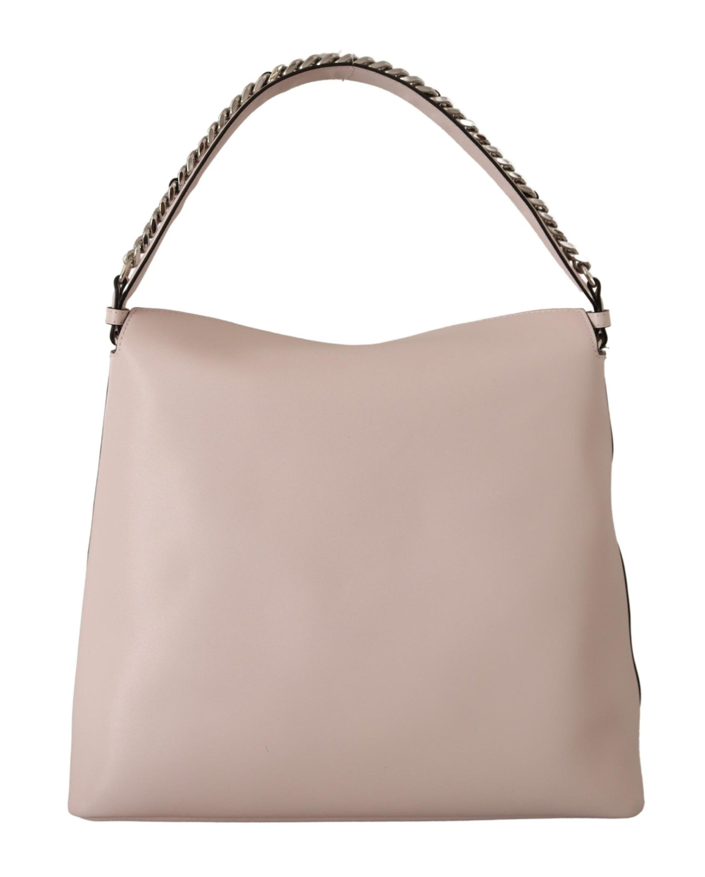 Karl Lagerfeld Elegant Mauve Chalk Leather Shoulder Bag Karl Lagerfeld