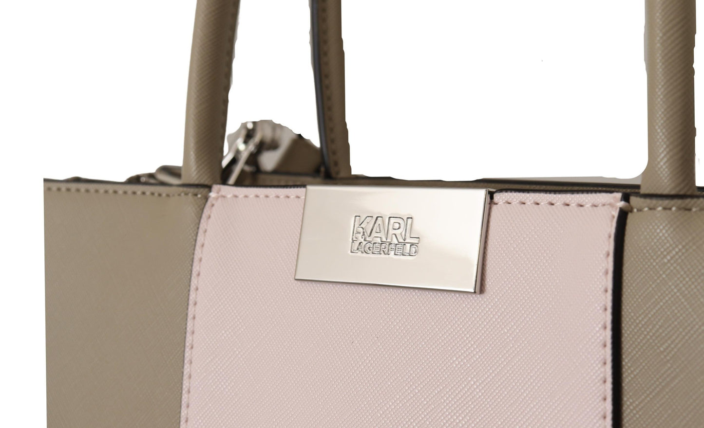 Karl Lagerfeld Elegant Sage Green Tote Shoulder Bag Karl Lagerfeld