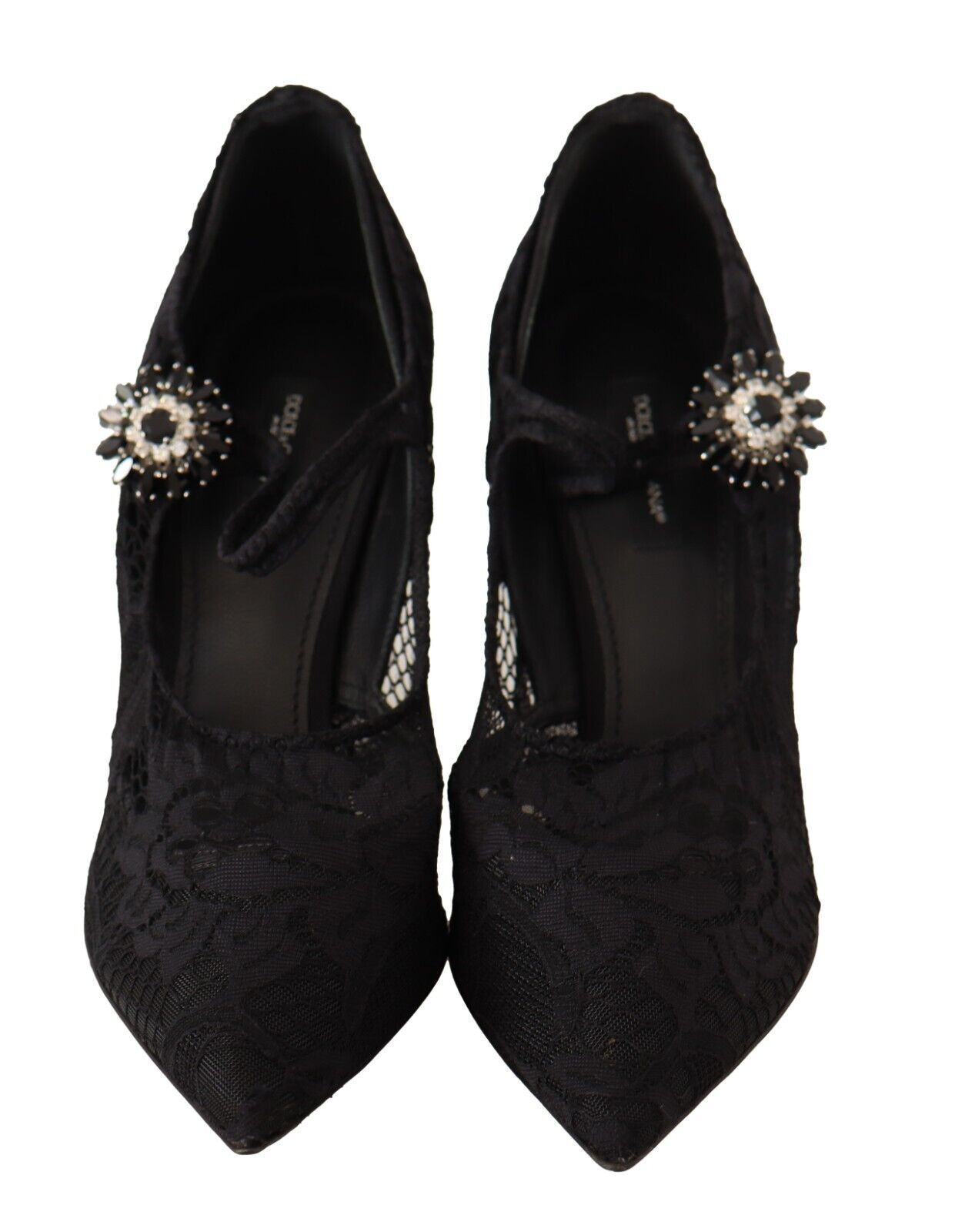 Dolce & Gabbana Elegant Black Lace Stiletto Pumps Dolce & Gabbana