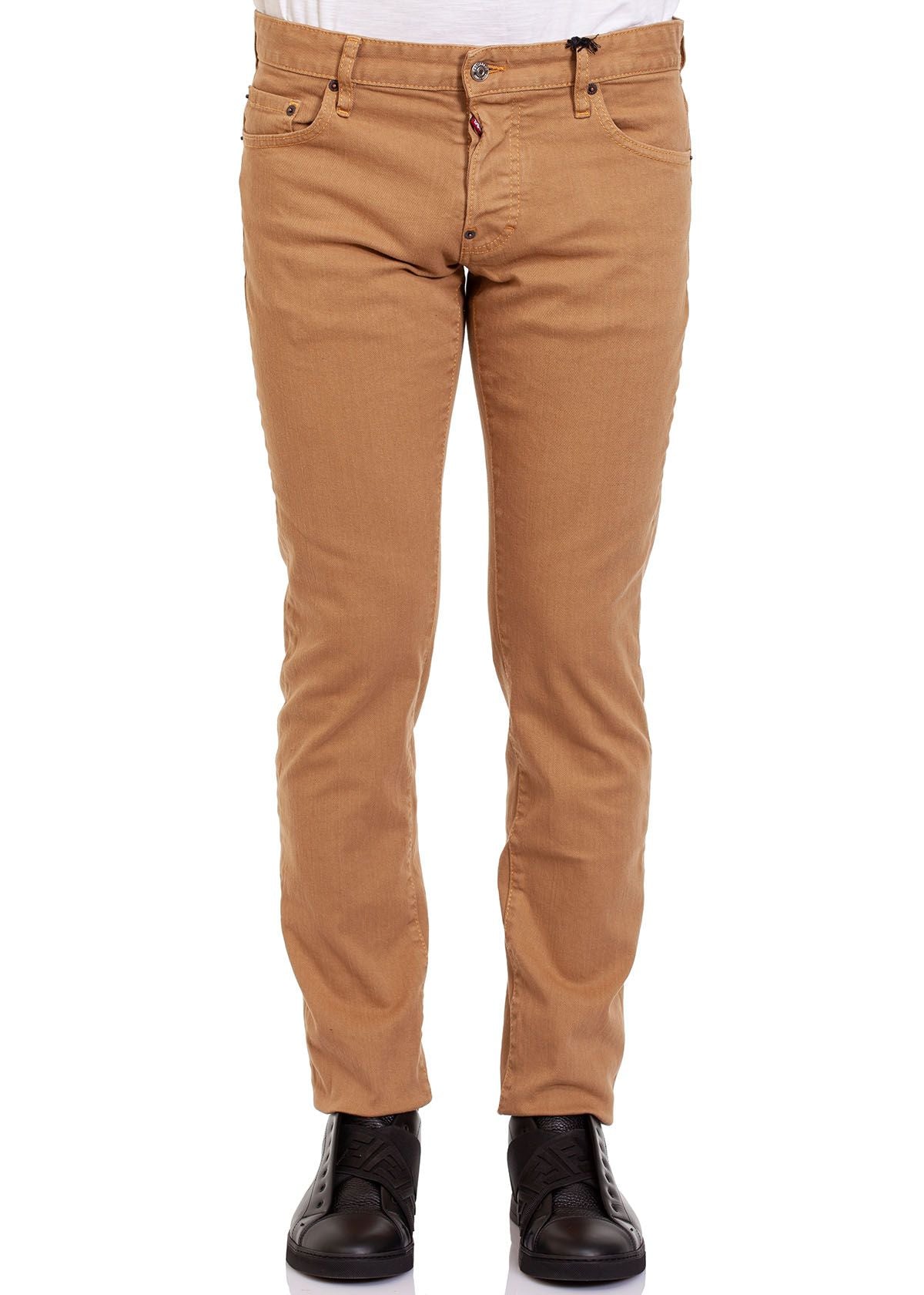 Dsquared² Sleek Brown Denim with Stretch Dsquared²