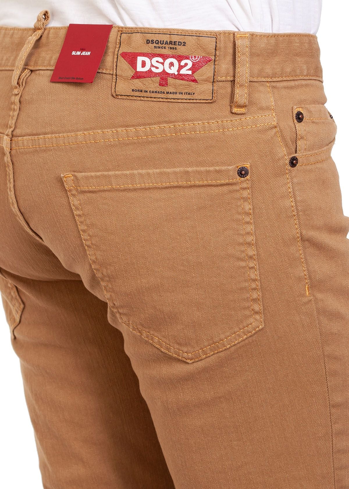 Dsquared² Brown Cotton Men's Jeans