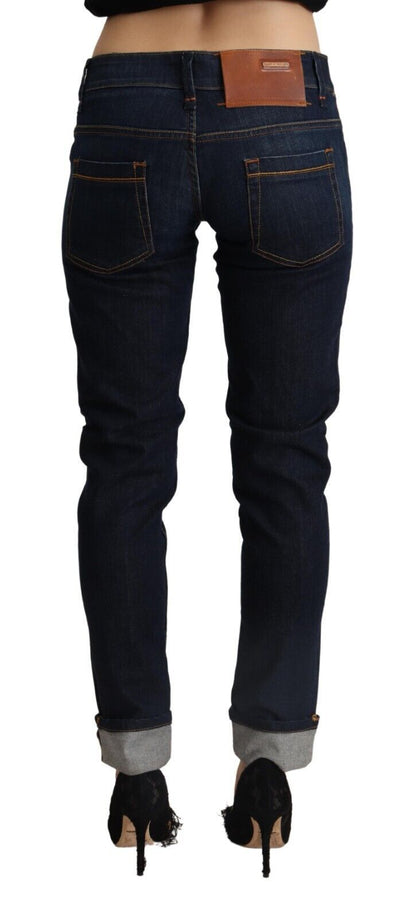 Acht Slim Fit Dark Blue Denim Elegance Acht