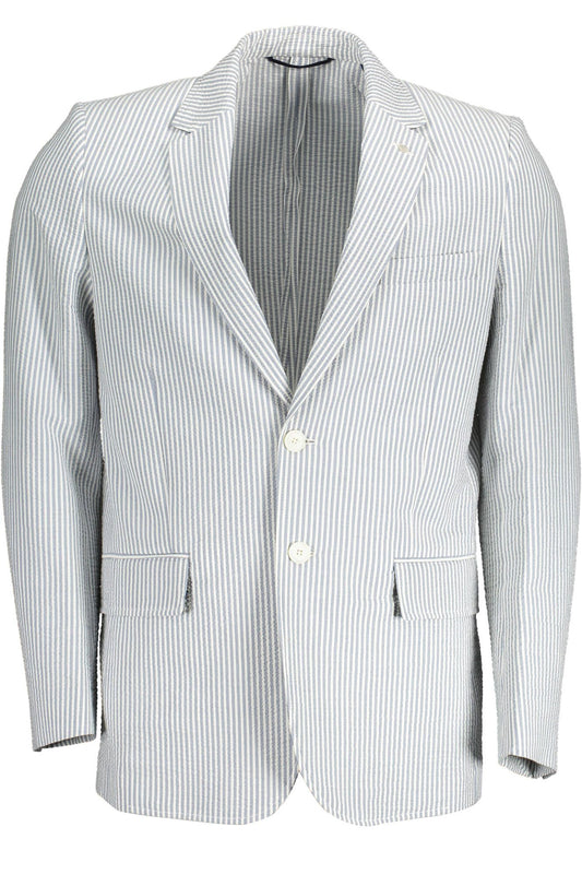 Gant Elegant White Long Sleeve Classic Jacket Gant