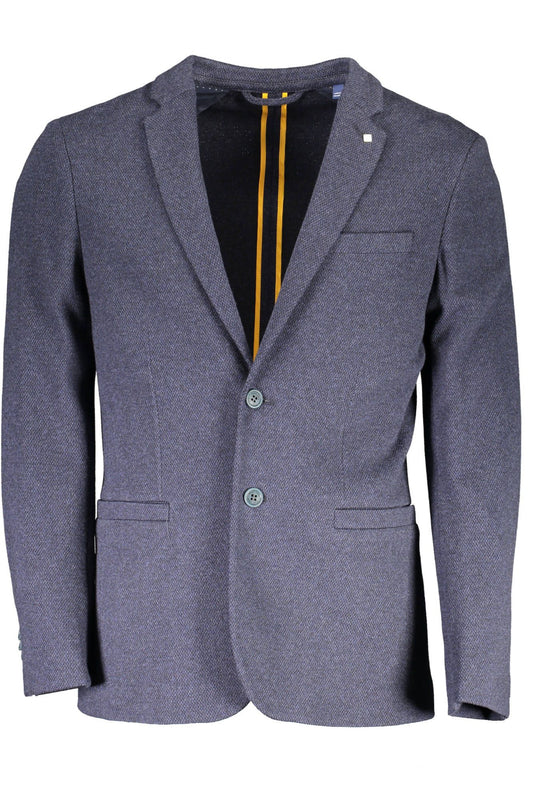 Gant Elegant Blue Classic Long Sleeve Jacket Gant