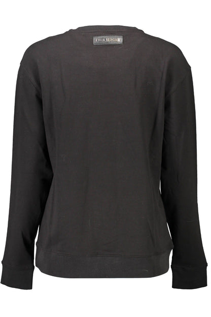 Plein Sport Sleek Long-Sleeve Sweatshirt with Logo Detail Plein Sport