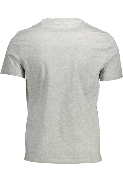 Guess Jeans Chic Gray Slim Fit Organic Cotton Tee Guess Jeans