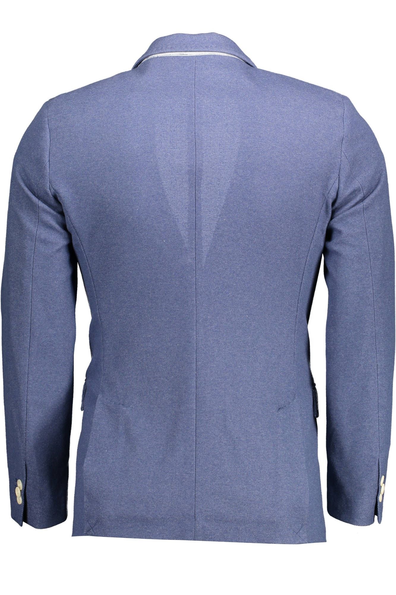 Gant Chic Slim-Fit Blue Jacket with Elegant Detailing Gant