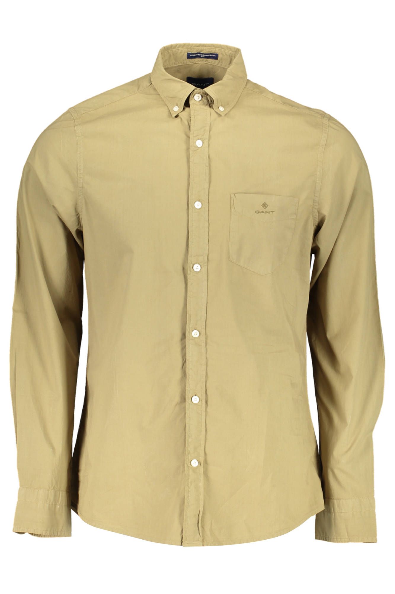 Gant Elegant Green Slim Fit Cotton Shirt Gant