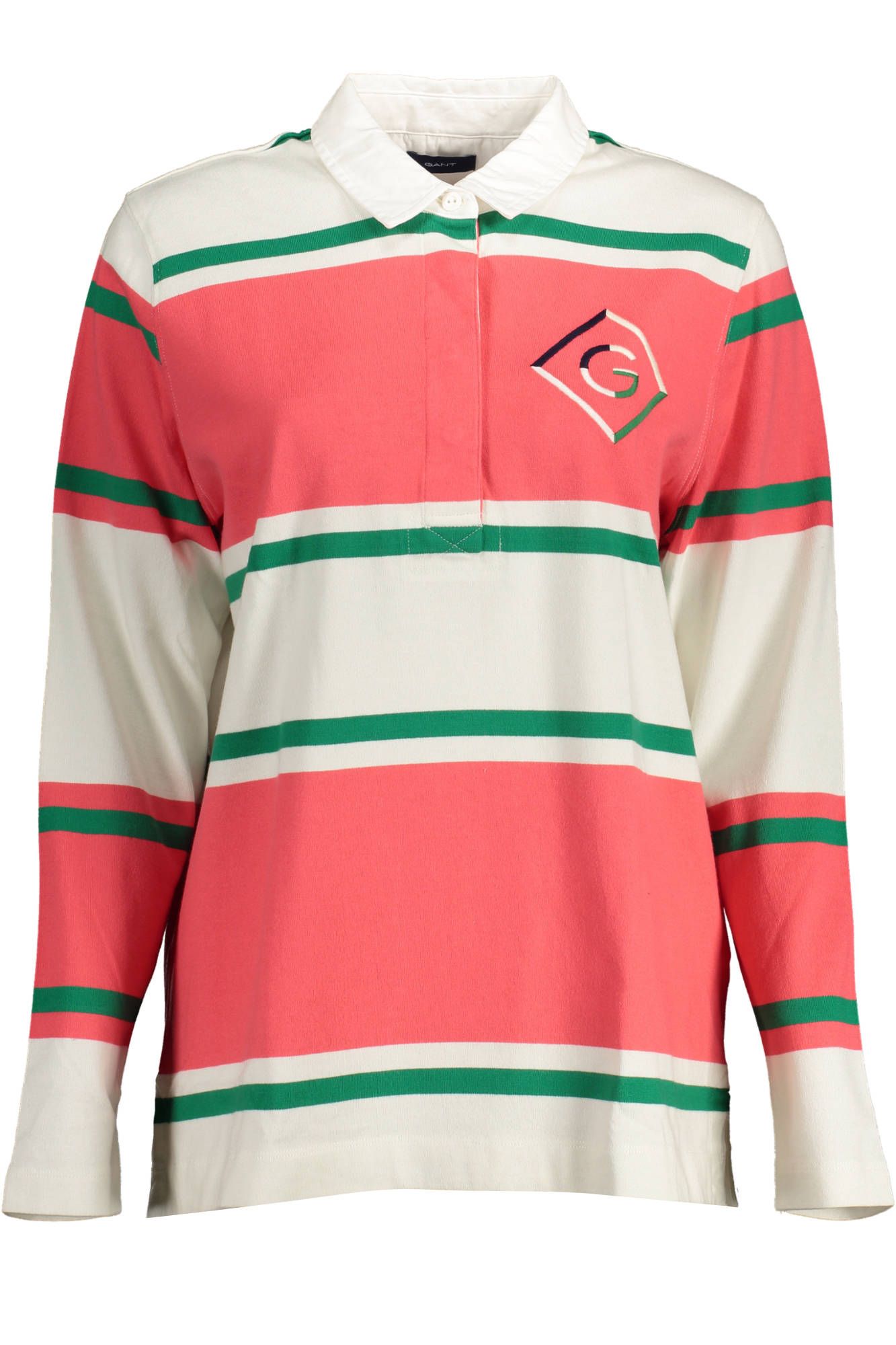 Gant Elegant Long-Sleeved Pink Polo for Women Gant